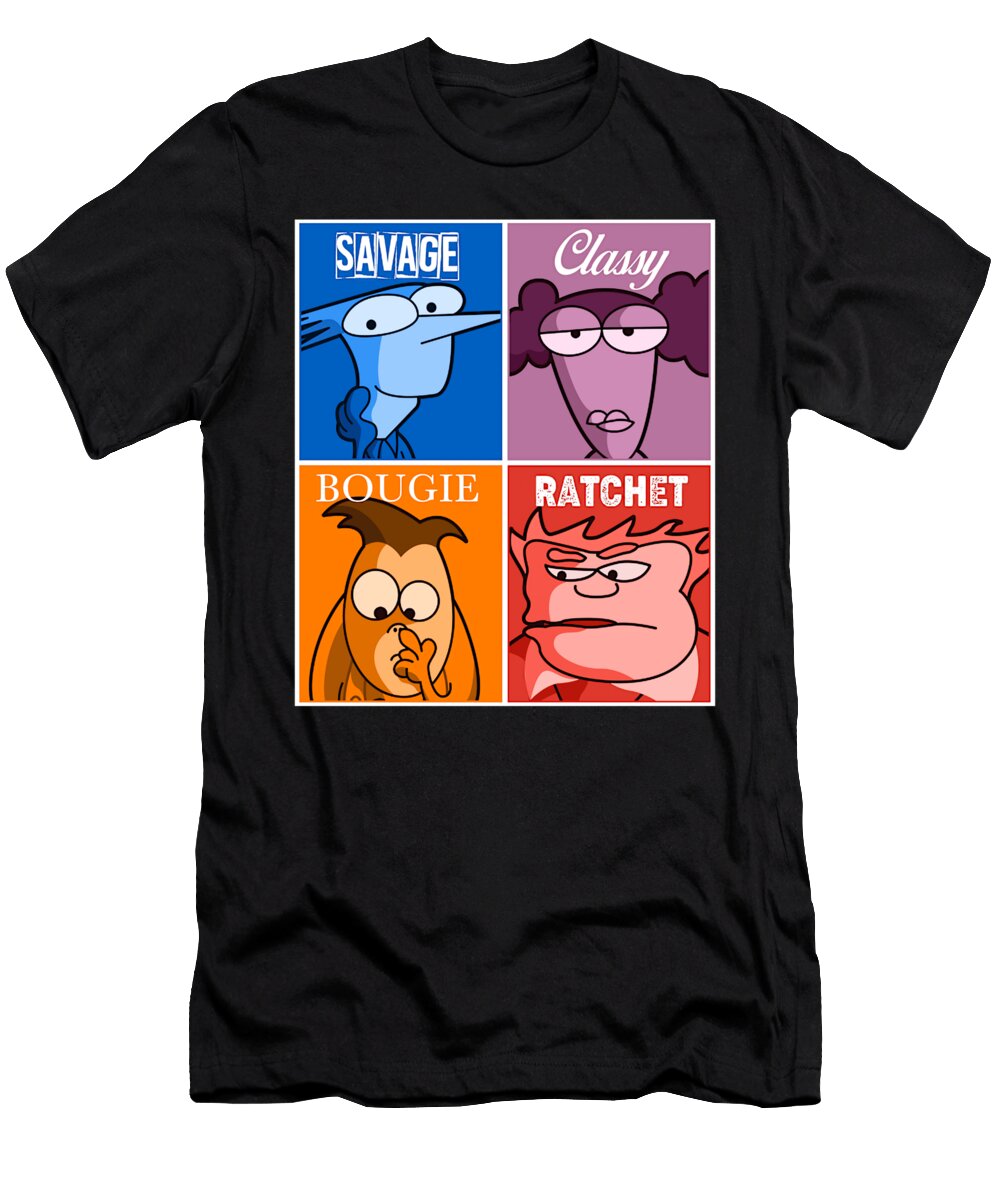 Savage Movies White Saunders T-Shirt