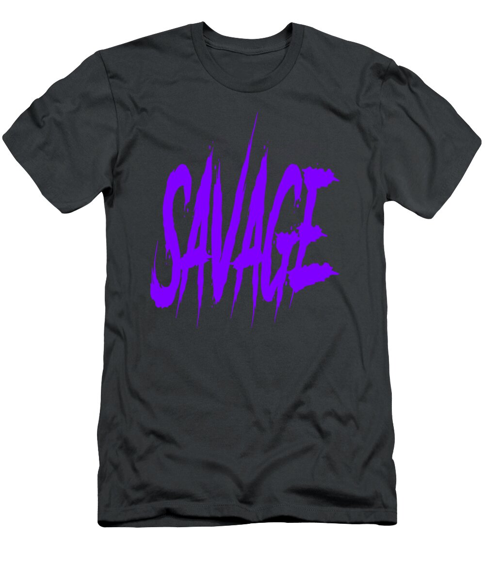 Savage Purple Black Savage for Men Women Pullover Eesa Maxine T-Shirt