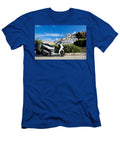 Scooter and Panorama of Ibiza Spain Photocreo Michal Bednarek T-Shirt