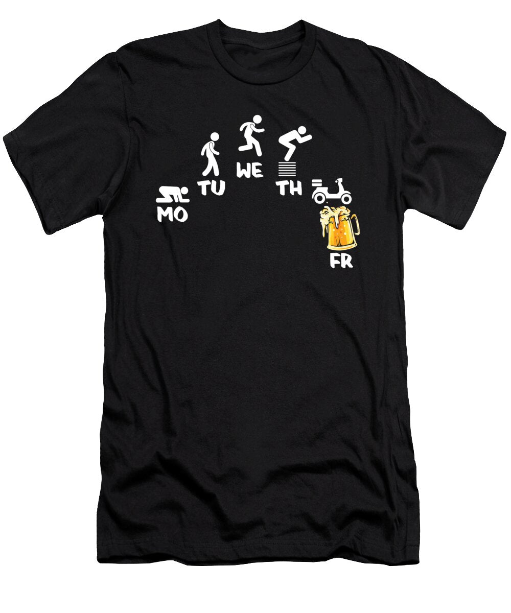 Scooter Bike Scoot Moped Jonathan Kraske T-Shirt