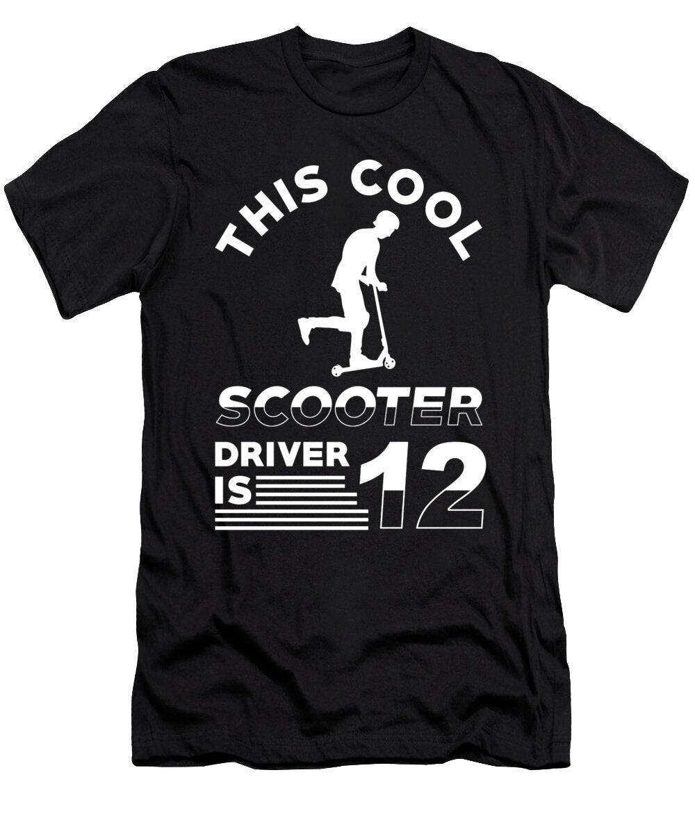 Scooter Birthday 12 Years Old Manuel Schmucker T-Shirt