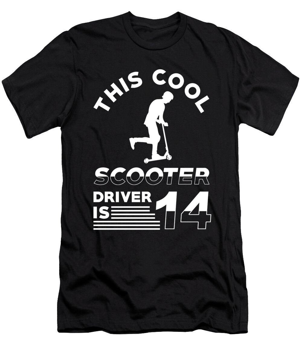 Scooter Birthday 14 Years Old Manuel Schmucker T-Shirt