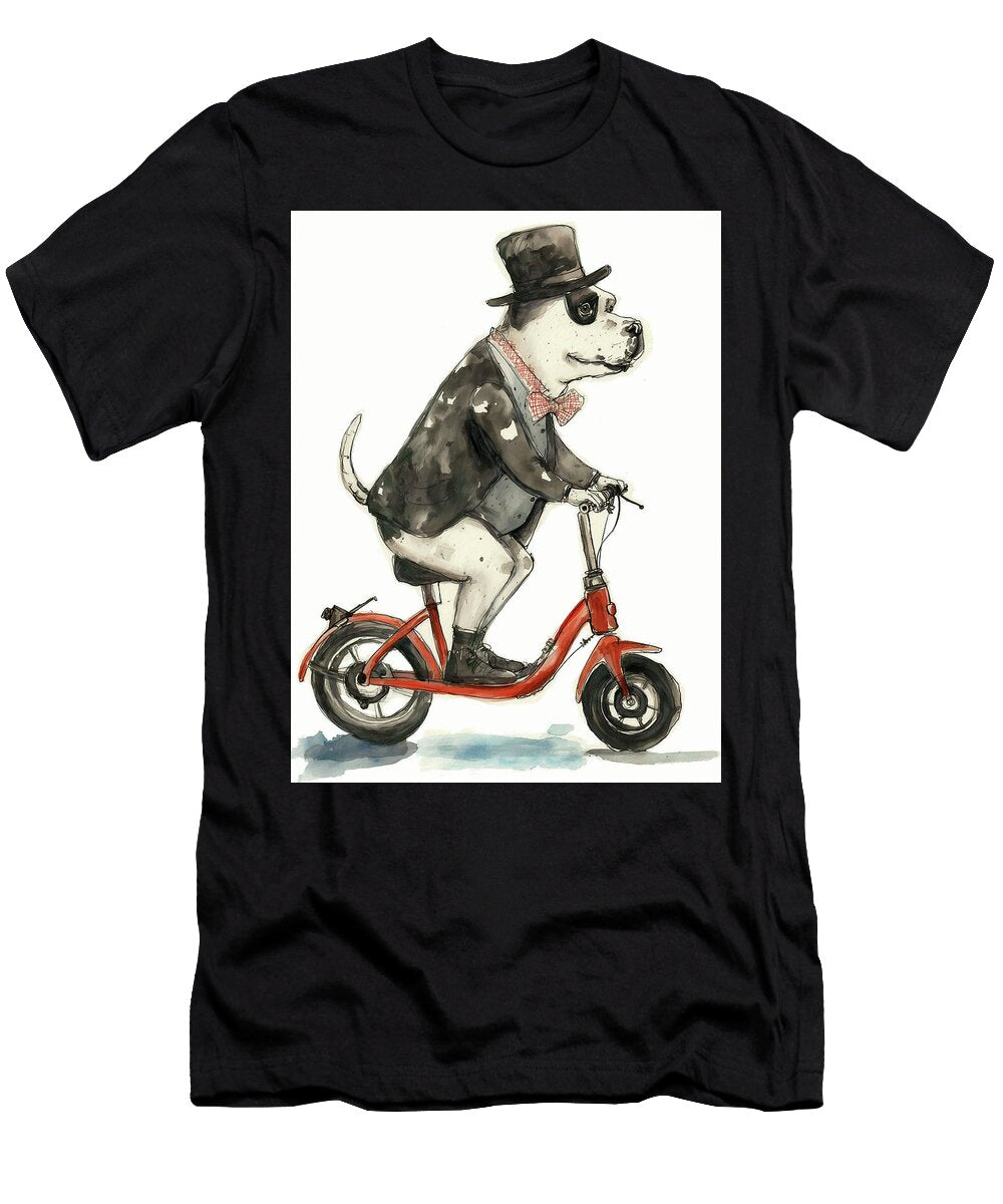 Scooter Dog Lisa S Baker T-Shirt