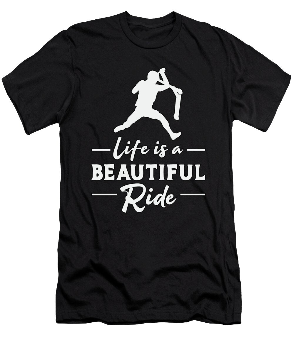 Scooter Driver Life Is a Beautiful Ride Vintage Tshirtconcepts Marvin Poppe T-Shirt