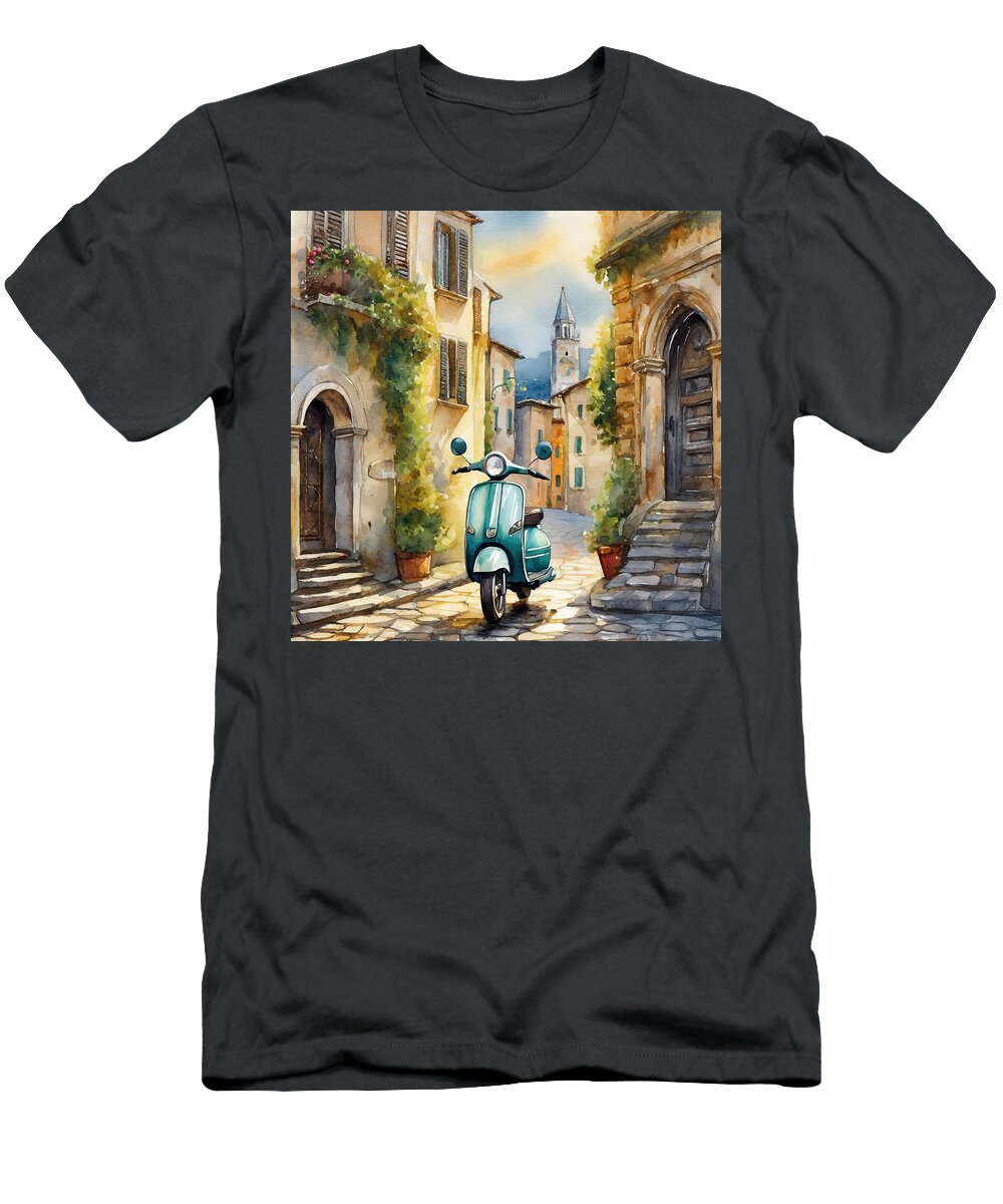 Scooter in Rome Mi Tzura T-Shirt