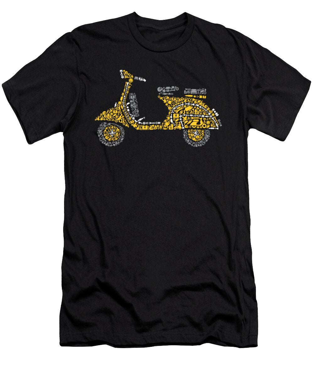Scooter Made of Little Things Dusan Vrdelja T-Shirt