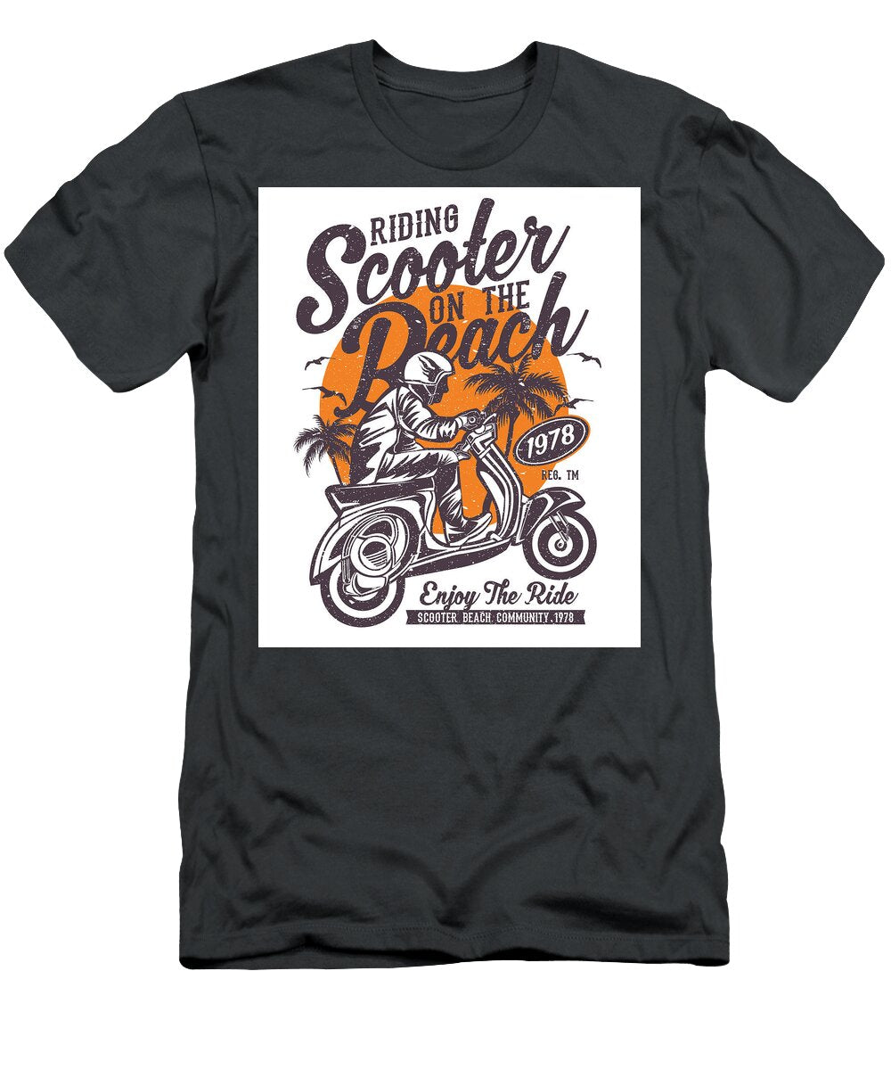Scooter Ride Long Shot T-Shirt