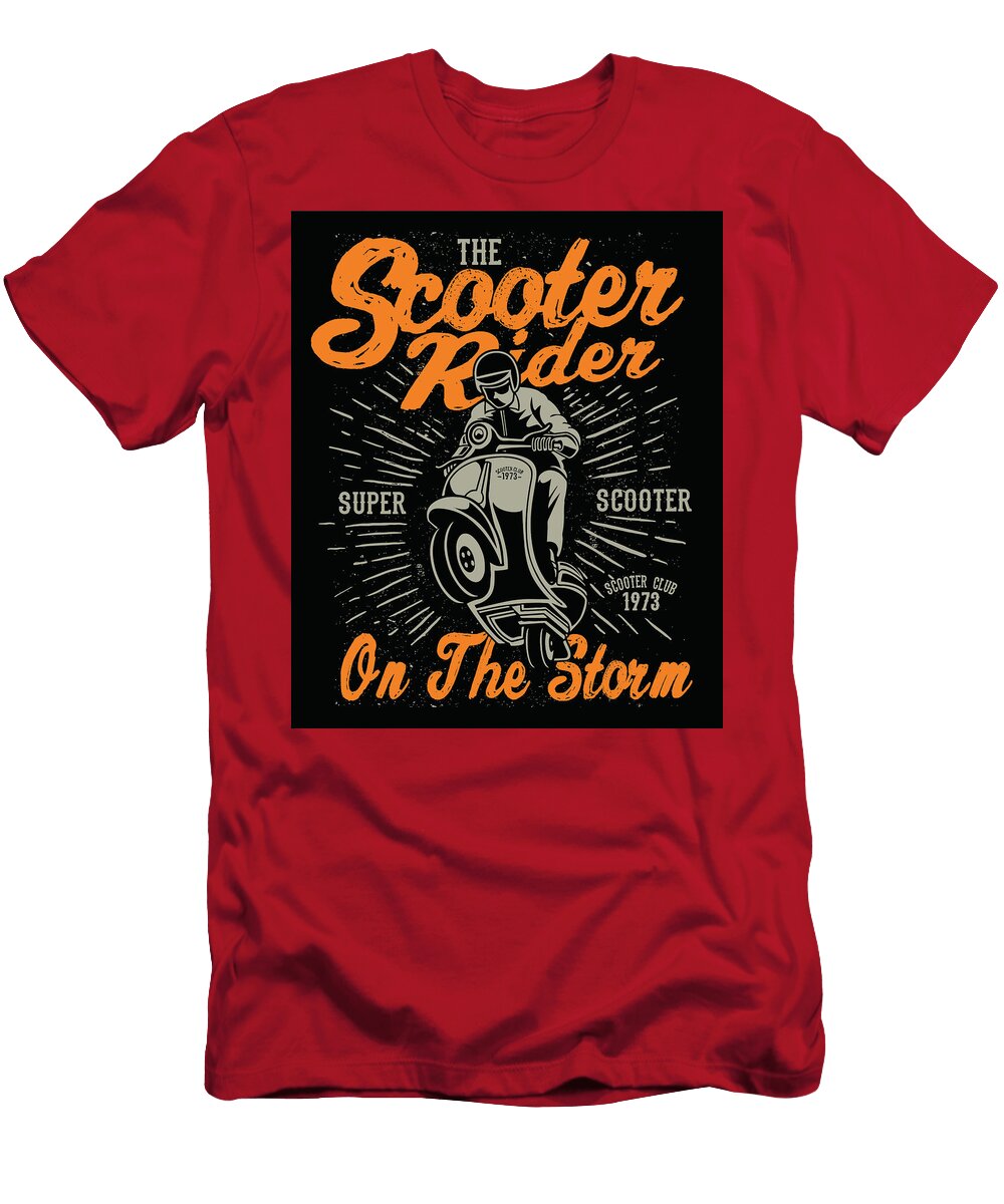Scooter Rider Long Shot T-Shirt