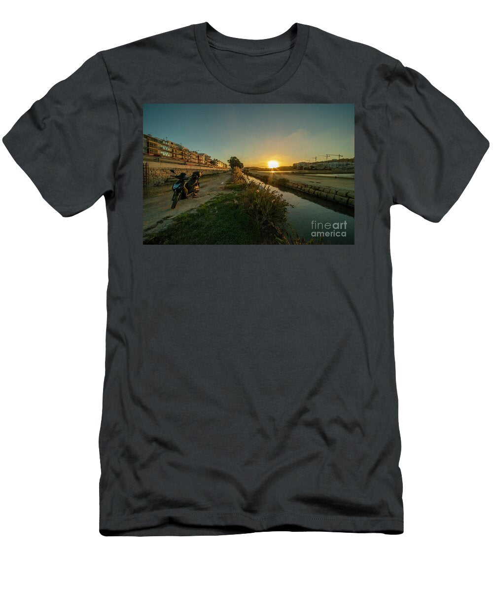 Scooter Salt Flat Sunset Rob Hawkins T-Shirt