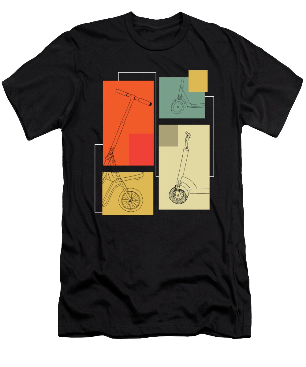 Scooter Scooter Scooter Electric Moon T-Shirt