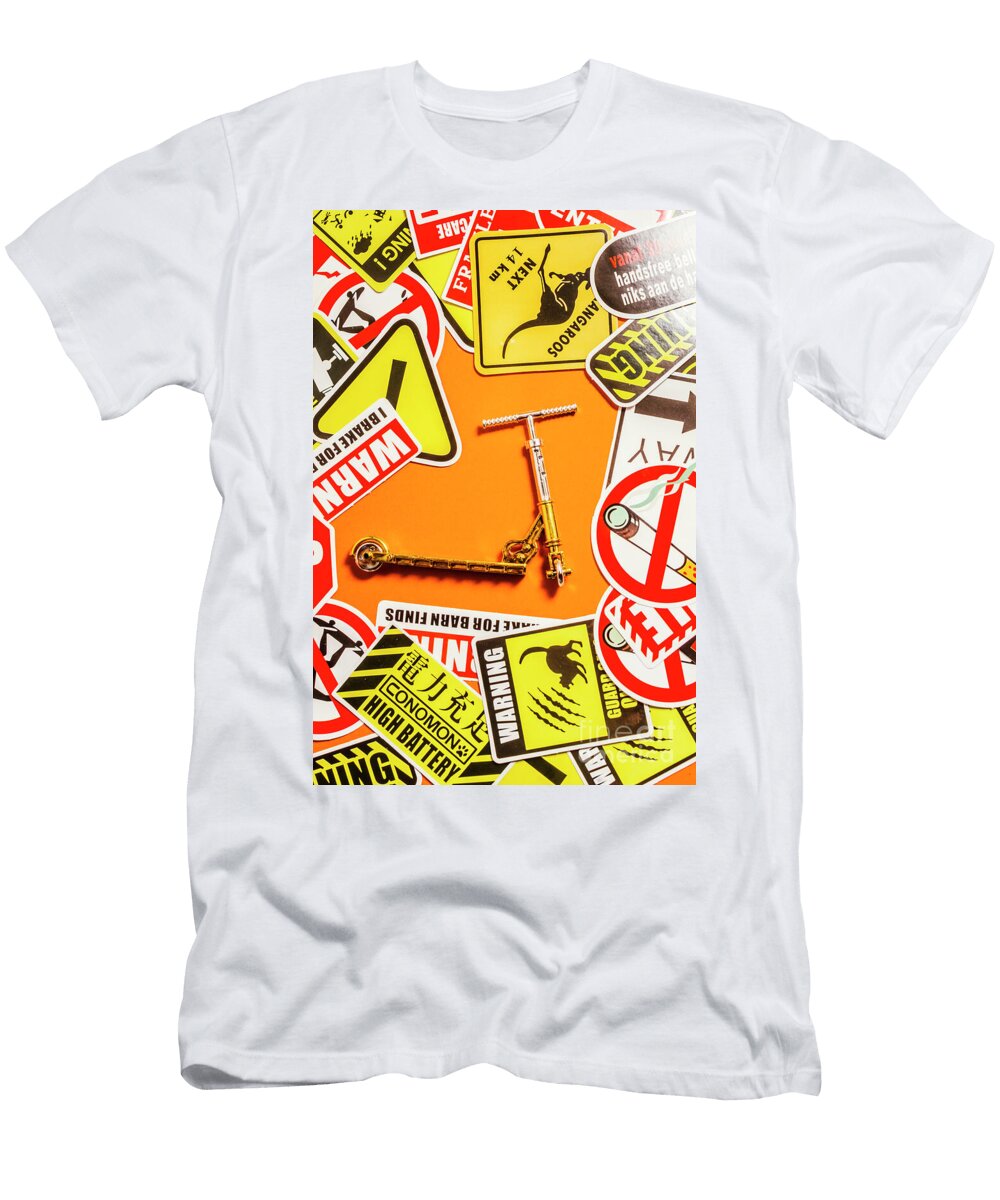 Scooter Streets Jorgo Photography Wall Art Gallery T-Shirt