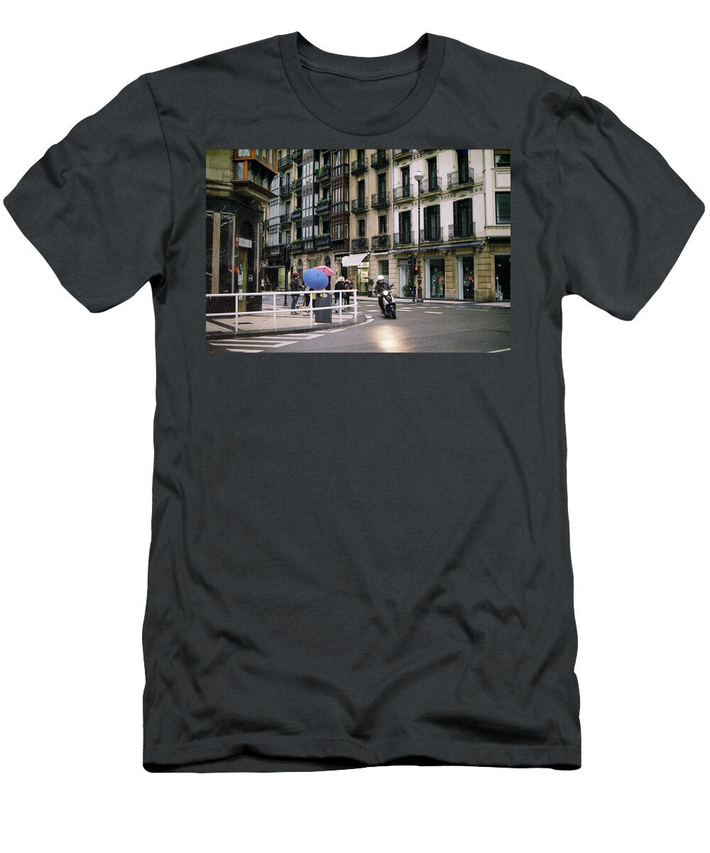 Scooter Through San Sebastian Adrian Etheridge T-Shirt