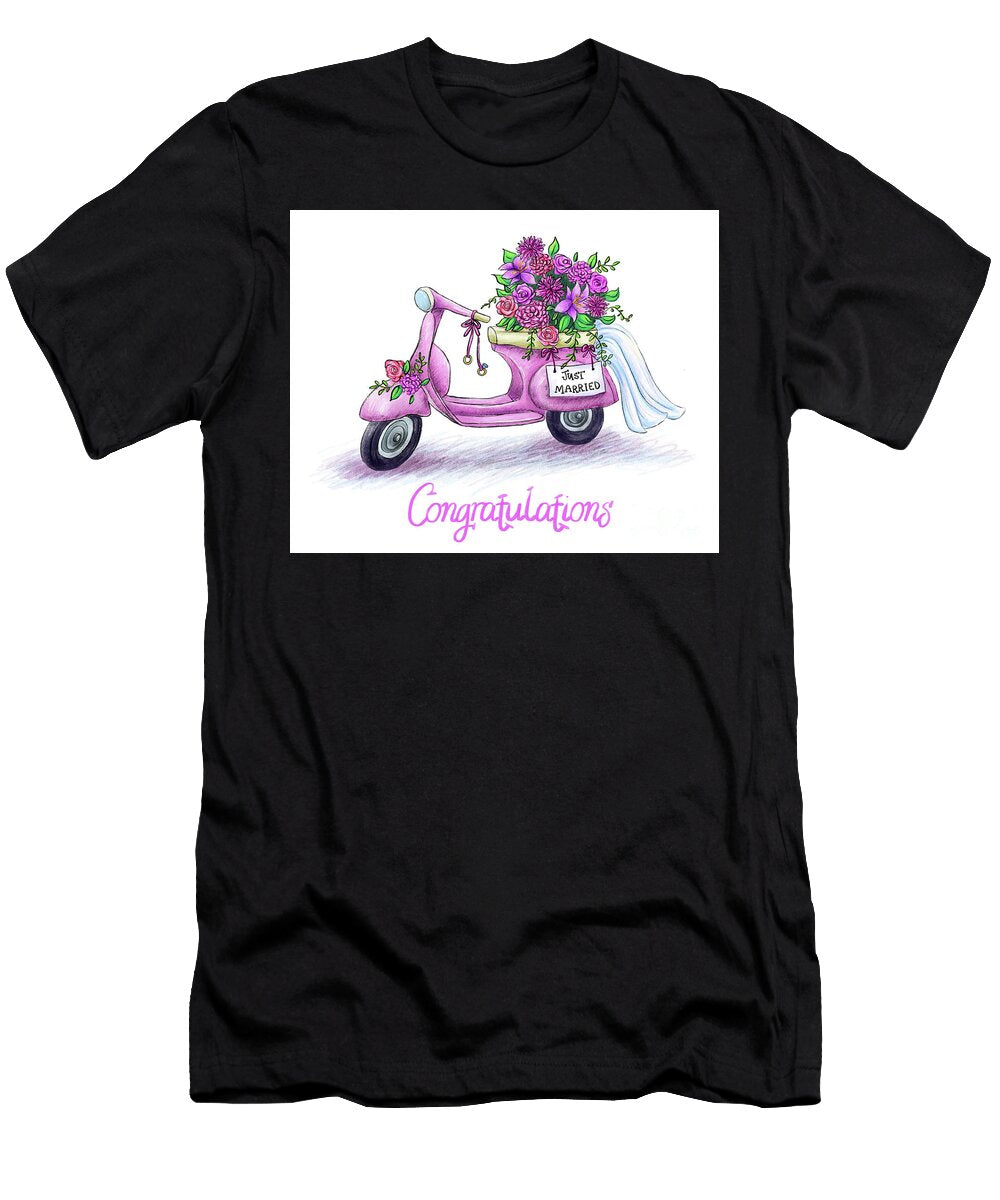Scooter Wedding Alvina Kwong T-Shirt