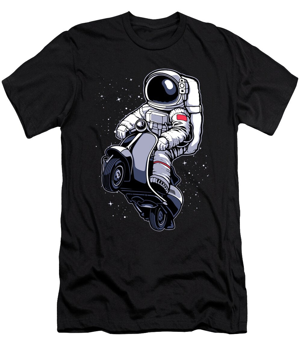 Scooters in Space Naomi Denn T-Shirt