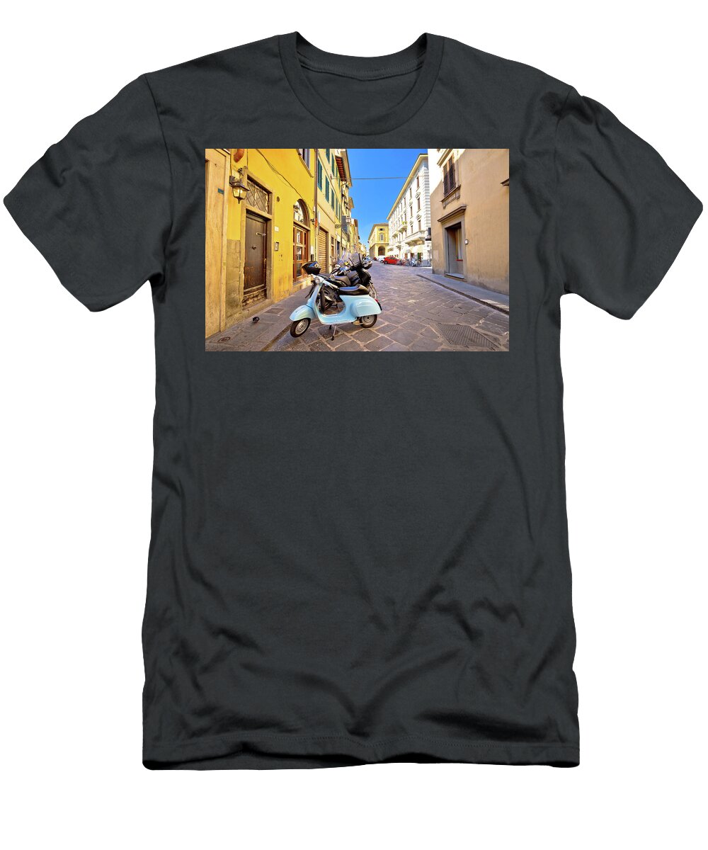 Scooters in Street of Florence View Brch Photography T-Shirt