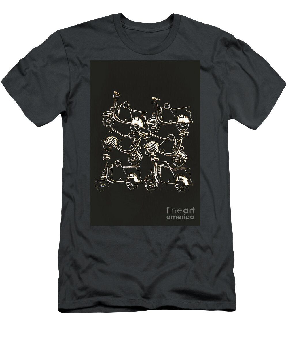 Scooters of Pop Culture Jorgo Photography Wall Art Gallery T-Shirt