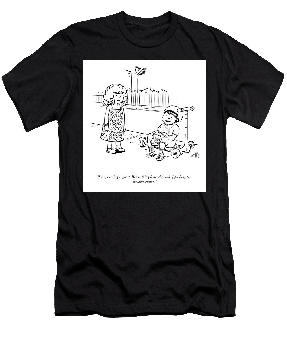 Scooting Is Great Ellis Rosen T-Shirt