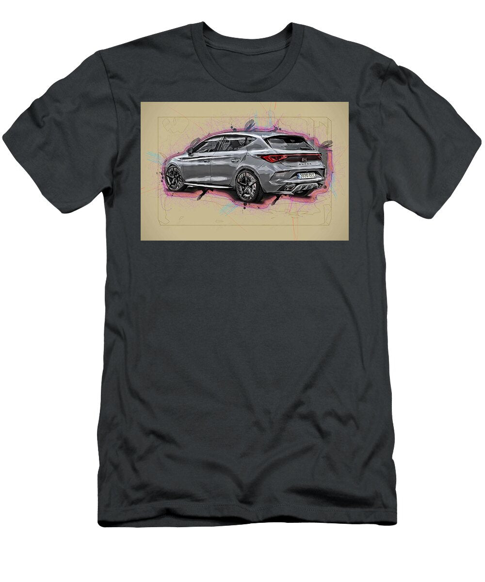 Seat Leon Cupra 2020 Rear Exterior Gray Hatchback New Spanish Cars Ola Kunde T-Shirt