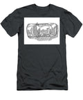 Sedan Car View From Above Drawing Frank Ramspott T-Shirt