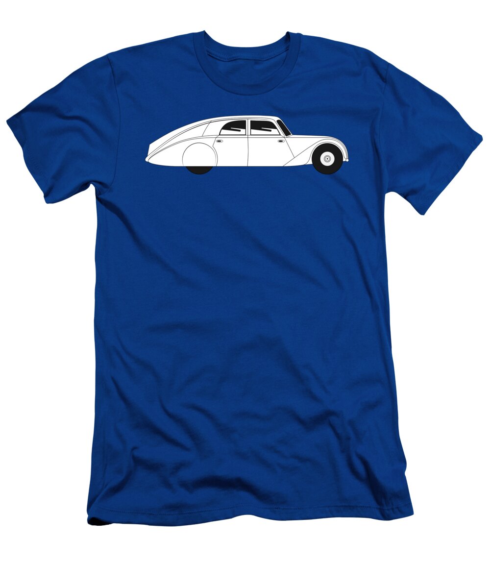 Sedan Vintage Model of Car Michal Boubin T-Shirt