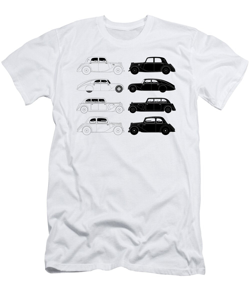 Set of Vintage Cars Michal Boubin T-Shirt