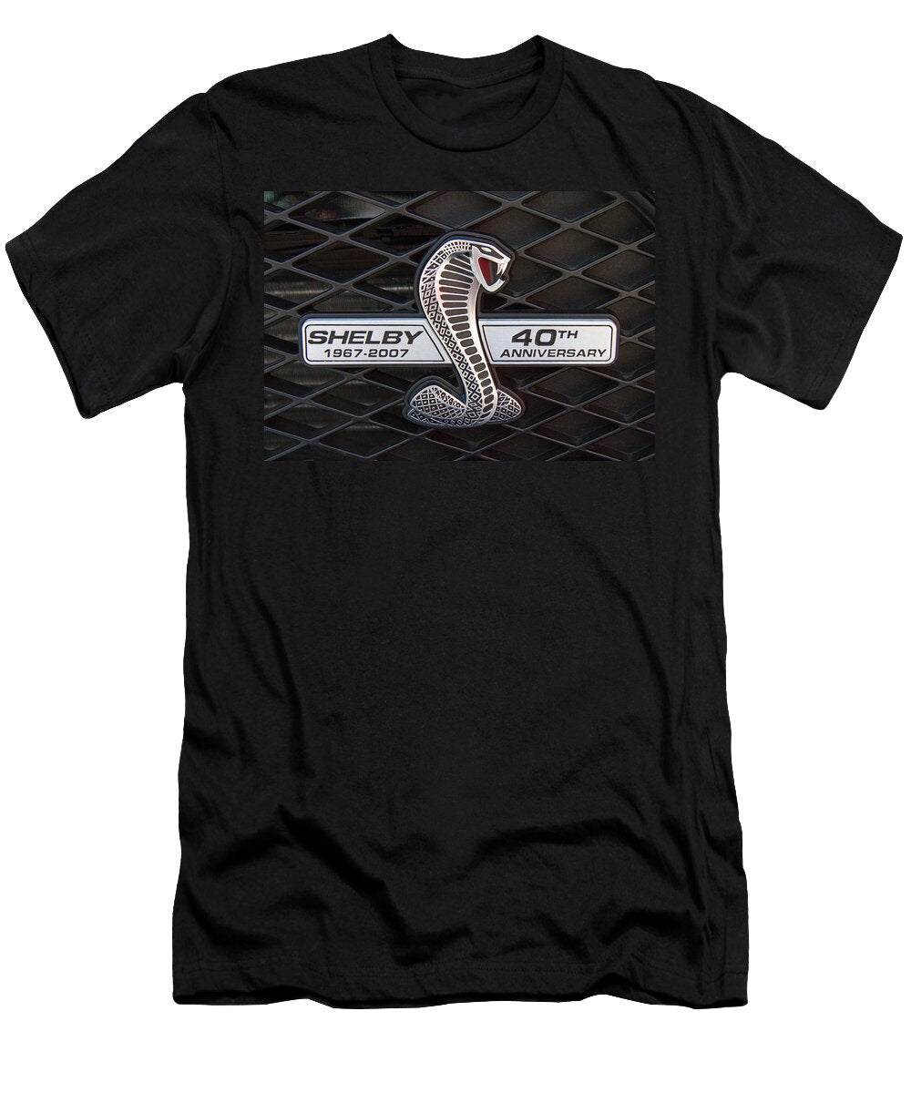 Shelby Mustang Emblem Nick Gray T-Shirt