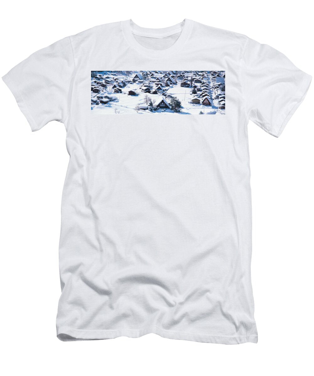 Shirakawagou Gifu Japan Panoramic Images T-Shirt