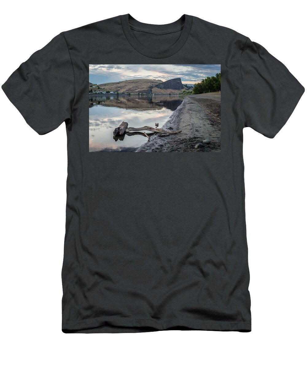 Shoreline View of the Rock Brad Stinson T-Shirt