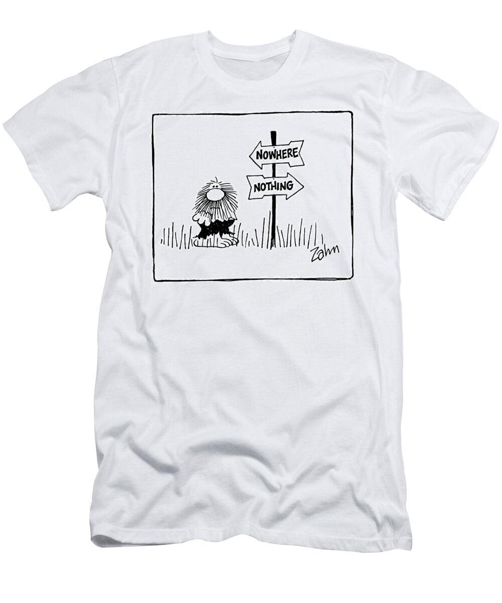 Signs to Nowhere Nothing Carroll Zahn T-Shirt