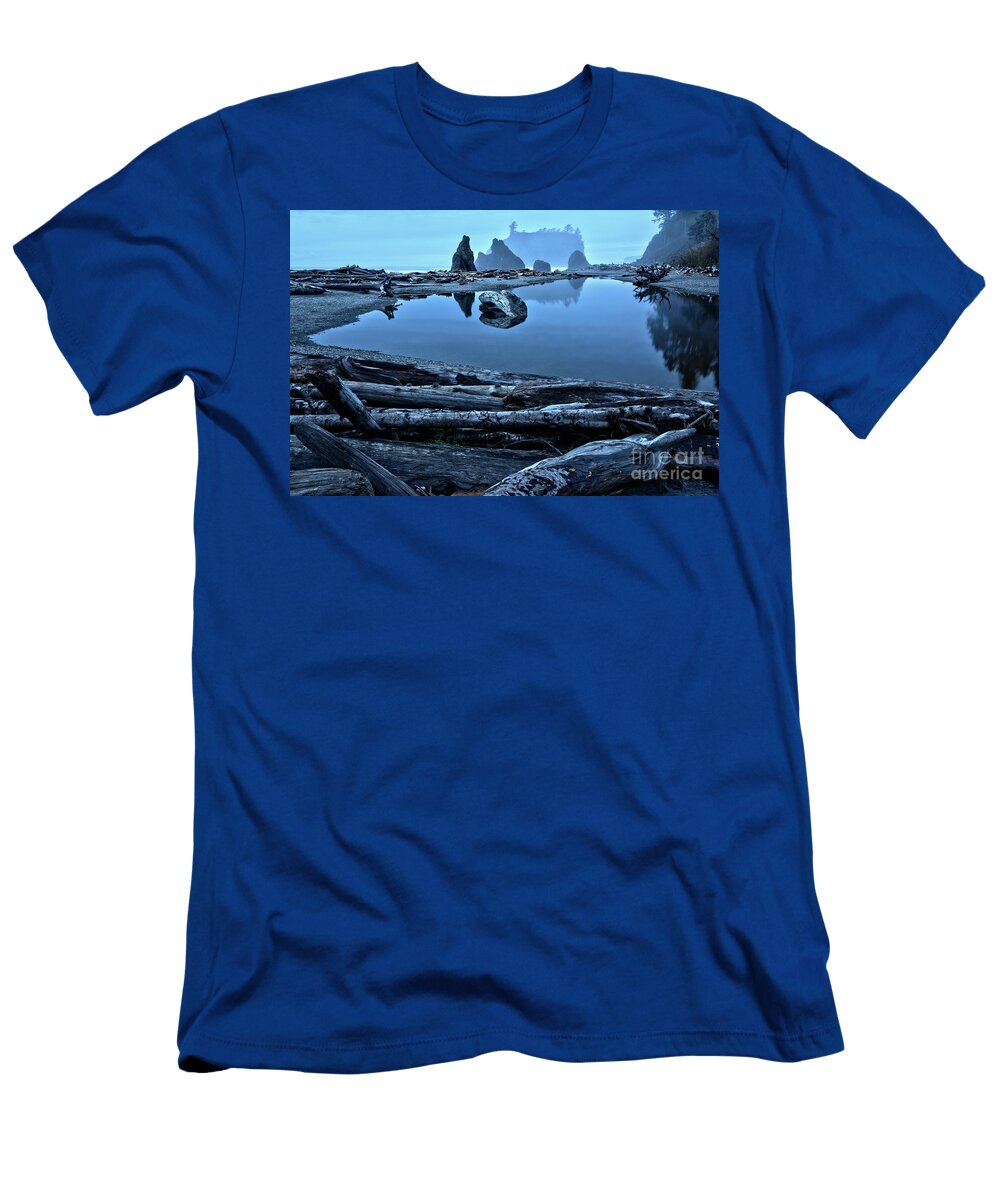 Silhouettes At Ruby Beach Adam Jewell T-Shirt