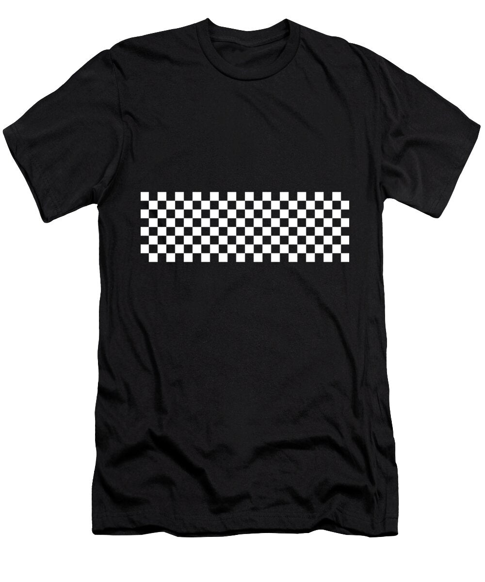Ska Style White Checkered Line Nobodys Hero T-Shirt