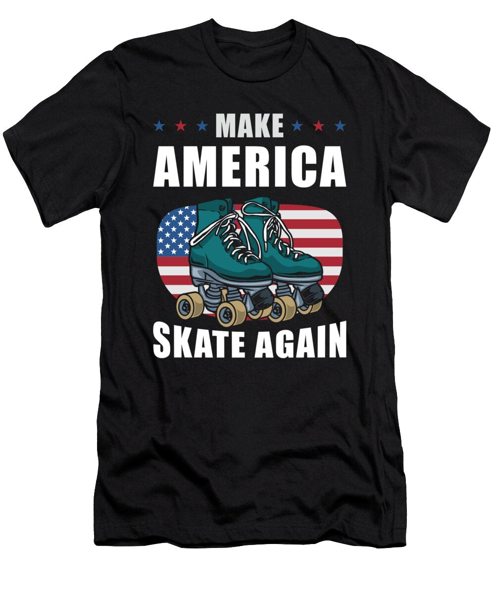 Skating Roller Skate Manuel Schmucker T-Shirt