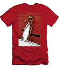 Sled on Red 2 Nikolyn Mcdonald T-Shirt