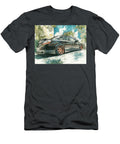 Sleek Black Car with Copper Rims Car Illustration Nissan Sentra 2007 Sedan Watercolor Art Watercolor Hollie Love T-Shirt