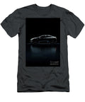Sleek Black Sedan Side View with Dramatic Lighting Clark Leffler T-Shirt