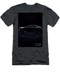 Sleek Black Sedan with Chrome Details Night Photography Clark Leffler T-Shirt