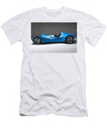 Sleek Blue Concept Car Design Evie Carrier T-Shirt