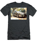 Sleek Modern Sedan in Leafy Driveway Saab 9 5 Sedan 2010 Sedan Outdoor Scene Cartoon Car Stylish Car Hollie Love T-Shirt