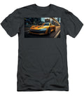 Sleek Orange Sports Car At Night Evie Carrier T-Shirt