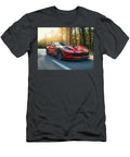 Sleek Red Sports Car on Open Road Evie Carrier T-Shirt