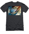Sleek Sedan in Vibrant Colors Artistic Vehicle Saturn Aura 2007 Sedan Car Painting Artistic Car Pain Hollie Love T-Shirt