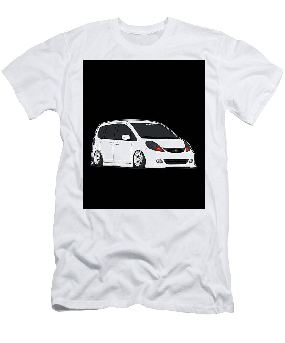 Sleek White Minivan Design Mazda Carol Jdm Car Grayson Sheppard T-Shirt