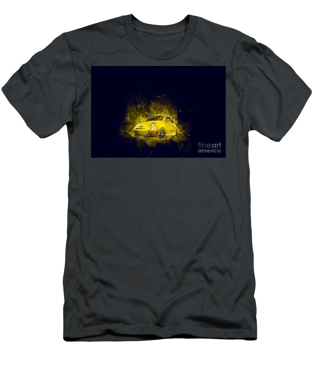 Smk02216 Fiat Abarth 595 Facelift Hatchback Town Marietta Beatty T-Shirt