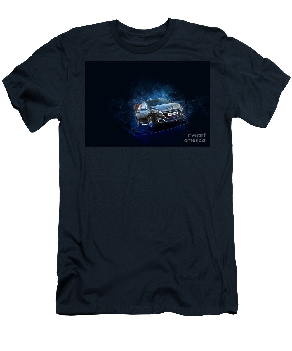 Smk03092 Peugeot 208 Gti Hatchback Gray Rocks Marietta Beatty T-Shirt