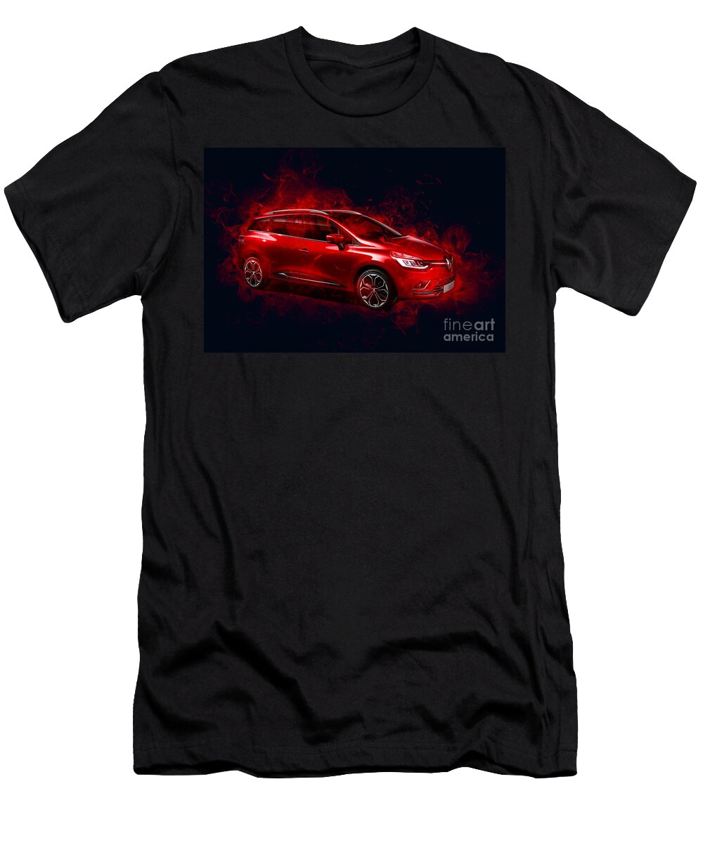 Smk03264 Renault Clio Hatchback Marietta Beatty T-Shirt
