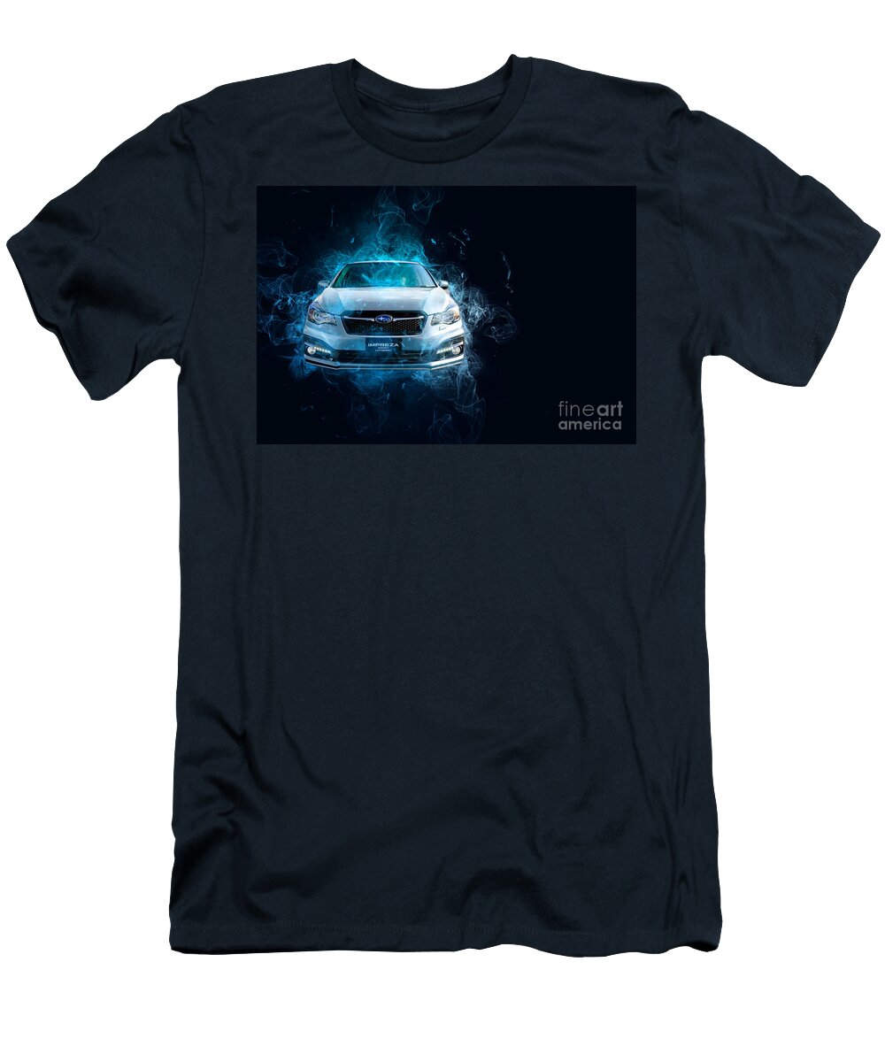 Smk03367 Subaru Impreza Hybrid Sport Car Hatchback Marietta Beatty T-Shirt