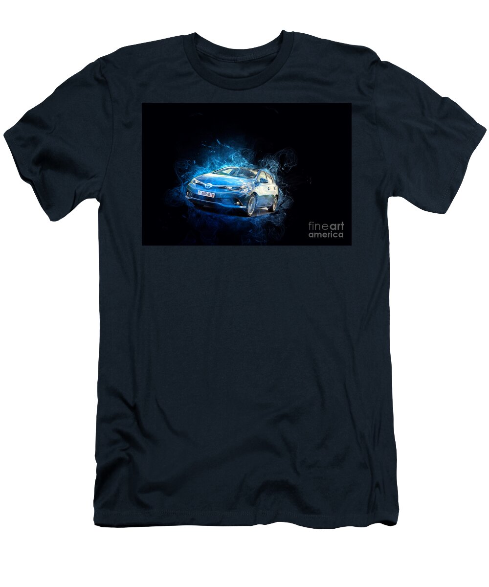 Smk03425 Toyota Auris Hatchback Hybrid Marietta Beatty T-Shirt
