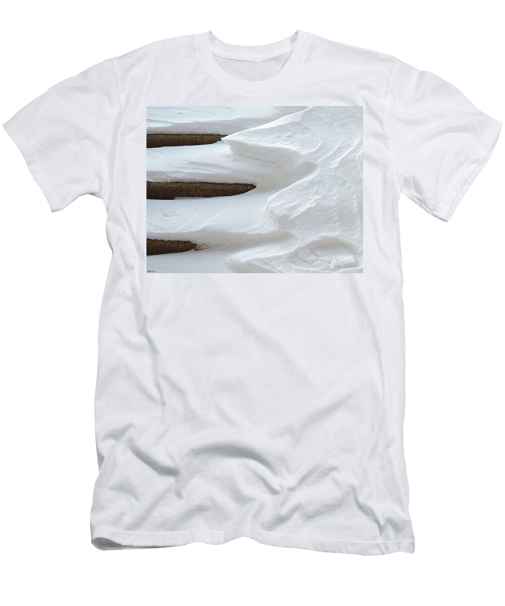 Snow Covered Steps Phil Perkins T-Shirt