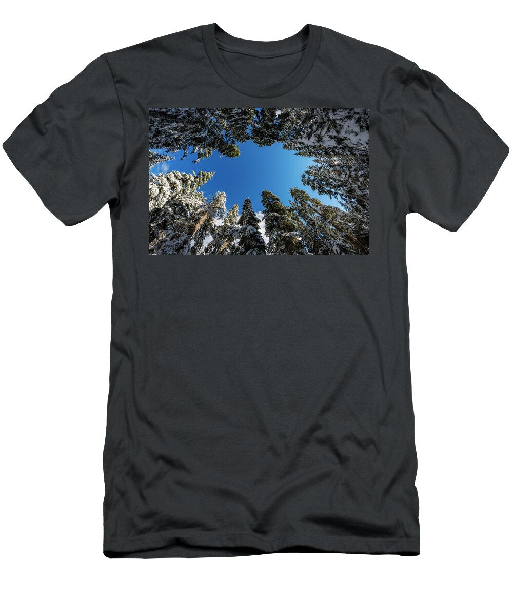Snow Covered Trees 6 Pelo Blanco Photo T-Shirt