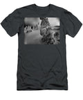 Snow Covered Trees Black and White 5 Pelo Blanco Photo T-Shirt